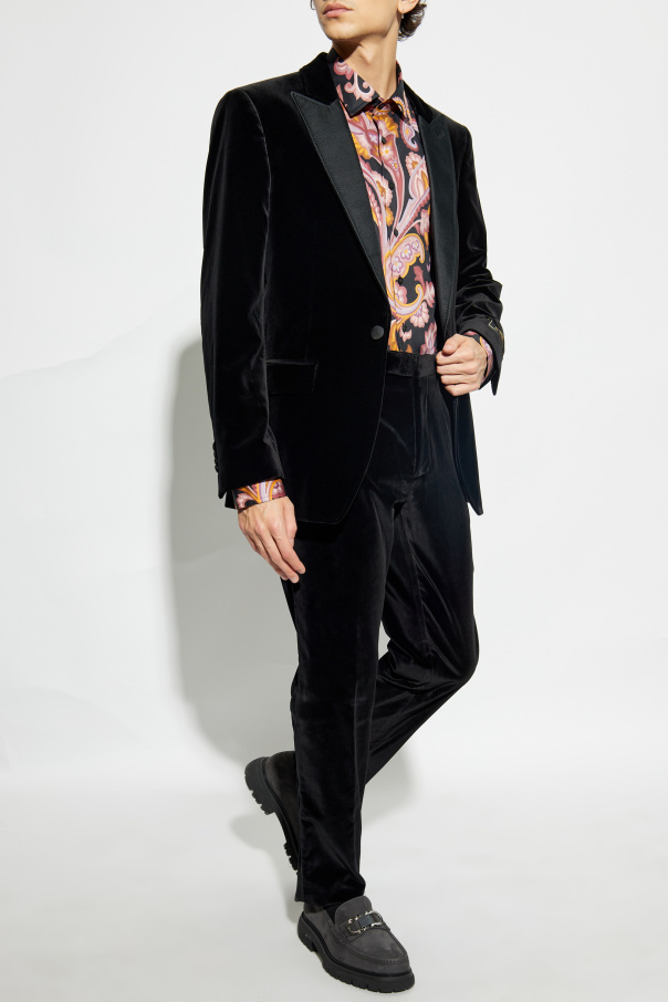 パンツ ETRO VELVET PANTS Etro Velvet pants with side stripes | Men's Clothing | Vitkac
